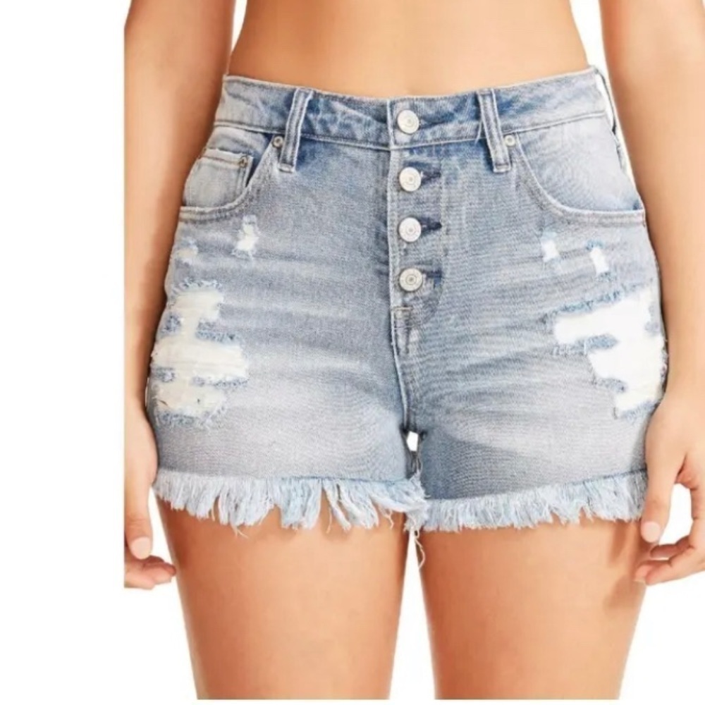 NWT Madden Girl Womens High Rise Vintage Mom Shorts